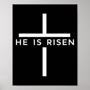 Geloof Kruis Jezus Opstanding Christenen Poster