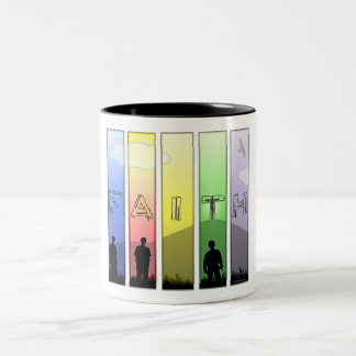 Geloof Kruis Tweekleurige Koffiemok