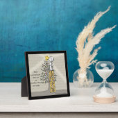 Geloof Ladder-kerstboom Fotoplaat (Insitu)