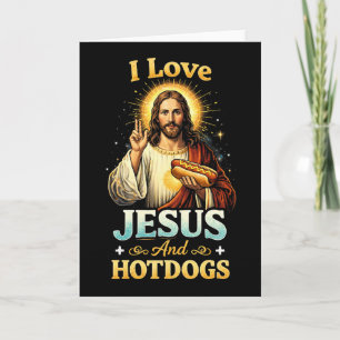 Geloof, Liefde, en Hotdogs Feestdagen Kaart