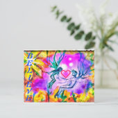 GELOOF LIEVERD FAERIES BRIEFKAART (Staand voorkant)