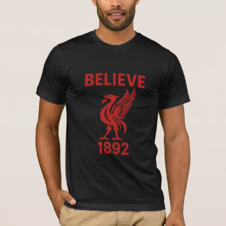 Geloof Liverpool Bella + Canvas Jersey korte mouw T-shirt