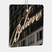 Geloof Macy's kerstversiering Keramisch Ornament (Rechts)