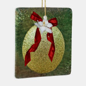 Geloof Magnolia Bloem Kerst Ornament (Rechts)