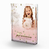 Geloof me. Aangepast kerstcadeaufotoblok Fotoblokken (Rechts)