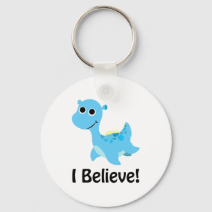 Geloof me. Cute Blue Nessie Sleutelhanger