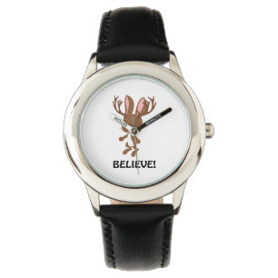 Geloof me! Cute Jackalope Horloge