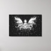 Geloof me Fairy Starlight Fantasy Black Canvas Afdruk (Voorkant)