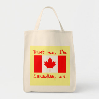 Geloof me ik ben Canadese producten Tote Bag