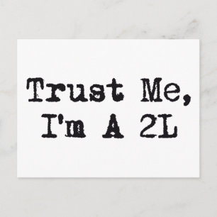 Geloof me, ik ben een 2L Briefkaart