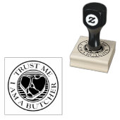Geloof me, ik ben een Butcher T-bone Rubberstempel (Gestempeld)