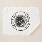 Geloof me, ik ben een Butcher T-bone Sherpa Deken (Voorkant (horizontaal))