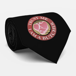 Geloof me, ik ben een Butcher T-bone Stropdas