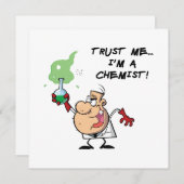 Geloof me, ik ben een chemicus kaart (Voorkant / Achterkant)