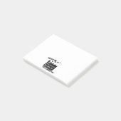 Geloof me, ik ben een directeur Clapboard Post-it® Notes (Schuin)