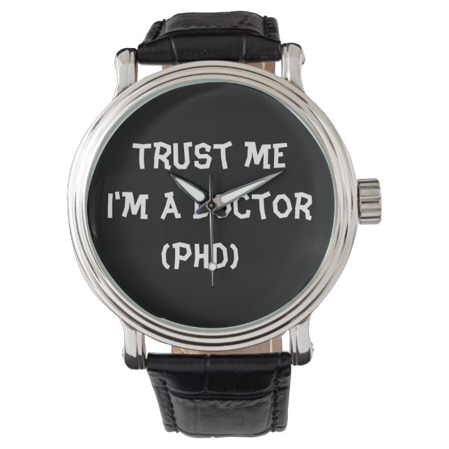 Geloof me, ik ben een Doctor horloge (Voorkant)
