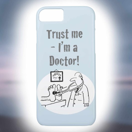 Geloof me, ik ben een dokter. Funny Cartoon Case-Mate iPhone Case