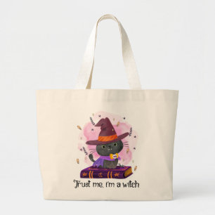 Geloof me, ik ben een heks grote tote bag