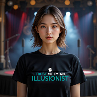 GELOOF ME, IK BEN EEN ILLUSIONIST Tri-Blend SHIRT