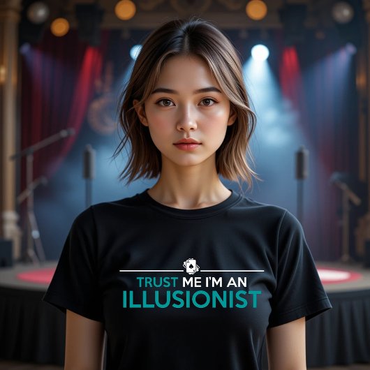 GELOOF ME, IK BEN EEN ILLUSIONIST Tri-Blend SHIRT