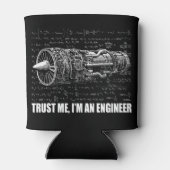 Geloof me, ik ben een ingenieur blikjeskoeler (Achterkant)