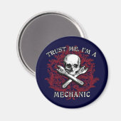 Geloof me, ik ben een Mechanische Apparel, Revel M Magneet (Voorkant / Achterkant)