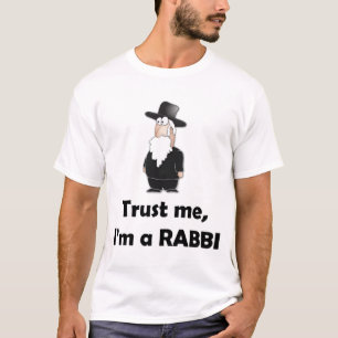 Geloof me, ik ben een rabbijn - grappige joodse hu t-shirt