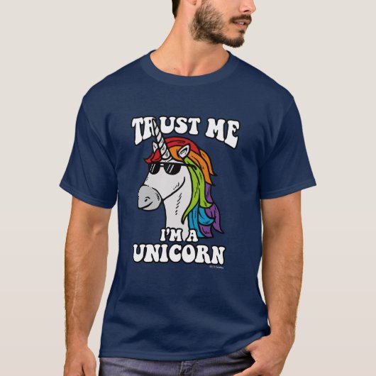Geloof me, ik ben een Unicorn T-shirt (Voorkant)