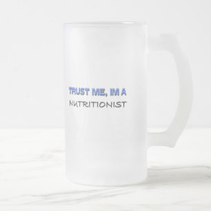 Geloof me, ik ben een voedingskunstenaar matglas bierpul