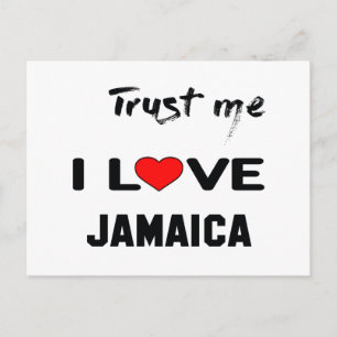 Geloof me, ik hou van Jamaica. Briefkaart