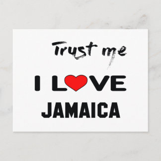 Geloof me, ik hou van Jamaica. Briefkaart