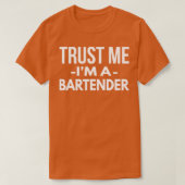 Geloof me Ix27m een Bartender 5 T-shirt (Design voorkant)