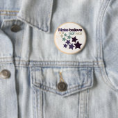 Geloof me niet oorlog ronde button 5,7 cm (In situ)