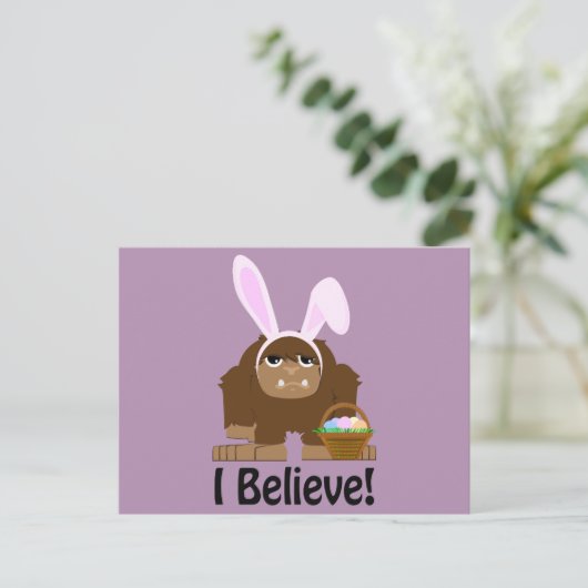 Geloof me. Pasgeborene Feestdagenkaart (Staand voorkant)