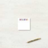 Geloof Meerkleurig Post-it® Notes (Op bureau)