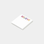 Geloof Meerkleurig Post-it® Notes (Schuin)
