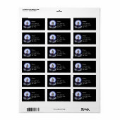 Geloof Mermaid Black Paarse Labels 2 (Full Sheet)