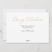 GELOOF | moderne kerstkaart voor bezoekers (Achterkant)