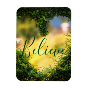 Geloof   Motivatie, Inspirerend Heart Magnet Magneet