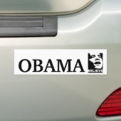 GELOOF N OBAMA BUMPERSTICKER (Op auto)