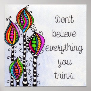 Geloof niet alles poster