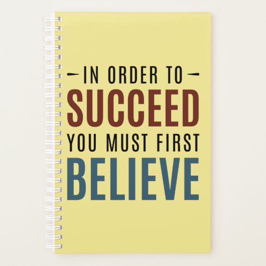Geloof om Planner te Succeseren (Voorkant)