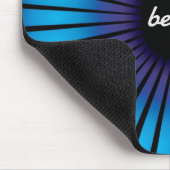 Geloof op neon optische illusie muismat (Hoek)