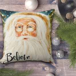 Geloof oude wereld Santa Inspirity Kussen