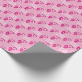 GELOOF OVER ANGST Aangepaste borstkanker Bewustzij Cadeaupapier (Hoek)