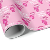 GELOOF OVER ANGST Aangepaste borstkanker Bewustzij Cadeaupapier (Rol Hoek)