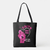 GELOOF OVER ANGST borstkankerbewustzijn Draagtas (Achterkant)