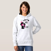 GELOOF OVER ANGST borstkankerbewustzijn Hoodie (Voorkant volledig)