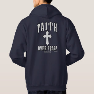 Geloof Over Angst Psalm 56:3 Hoodie