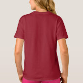 Geloof Rendier Script Shirt – Minimale Kerst (Achterkant)